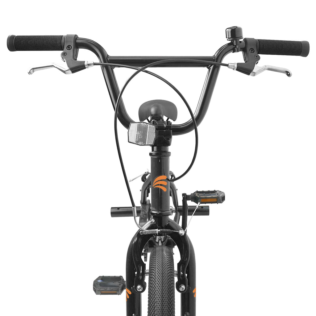 vidaXL BMX 18 Cali dla dzieci w wieku 7-10 lat Czarny