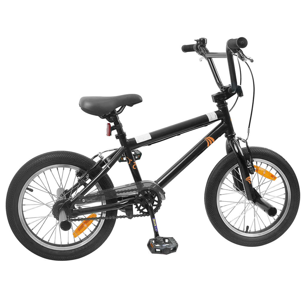 vidaXL BMX 18 Cali dla dzieci w wieku 7-10 lat Czarny