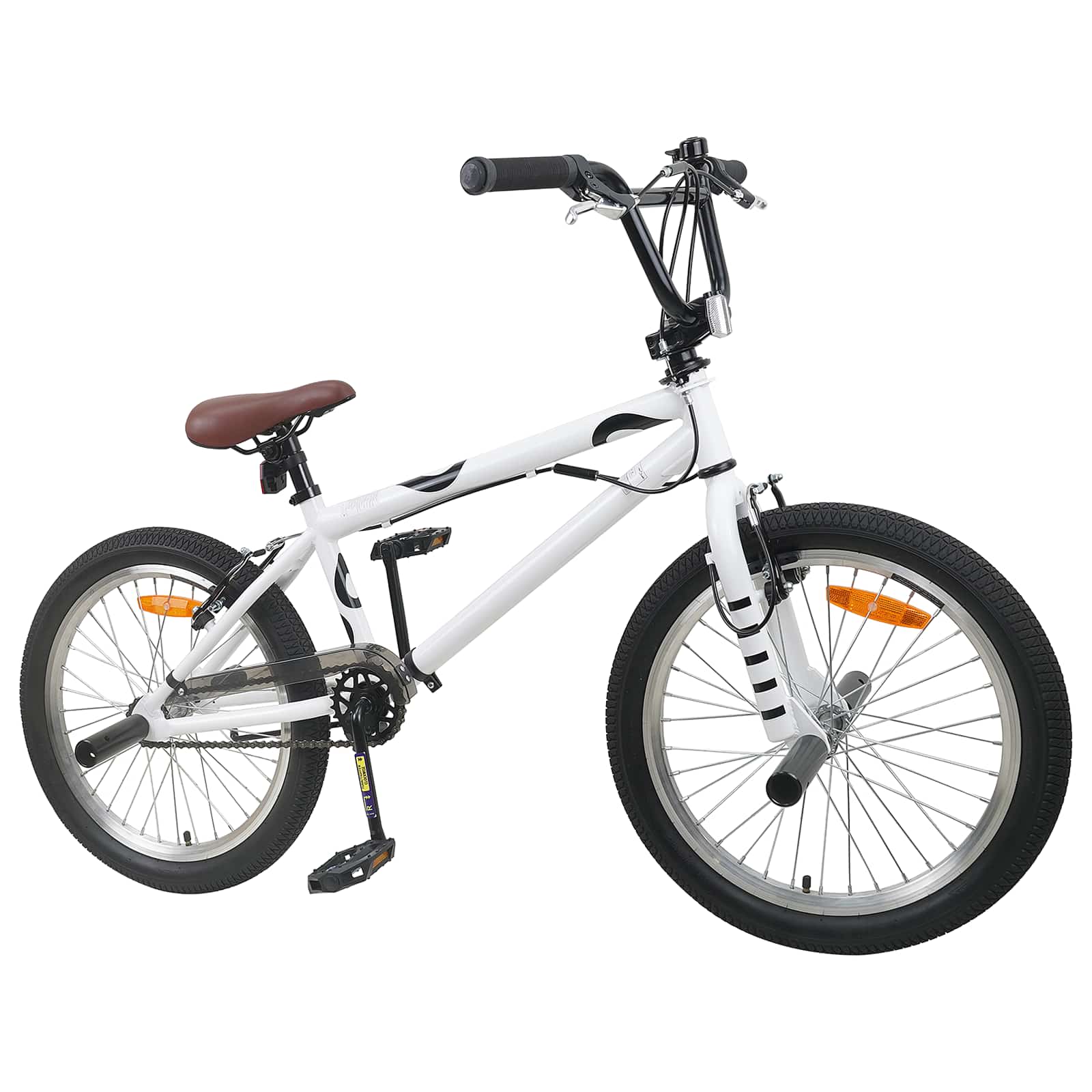 vidaXL BMX 20 Cali dla osób powyżej 9 roku życia Biały