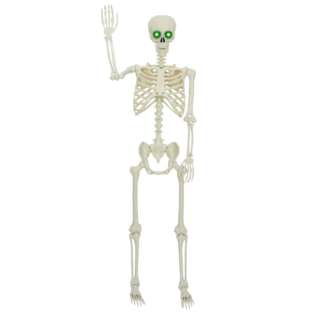 vidaXL Szkielet Halloween Biały 155 x 38,5 cm polipropylen