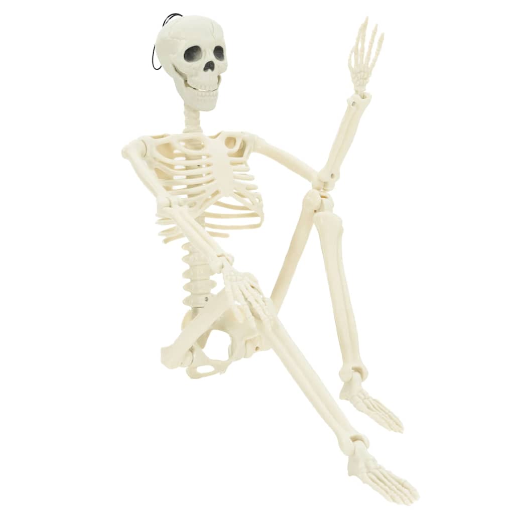 vidaXL Szkielet Halloweenowy 2 pcs Biały 85 cm PVC