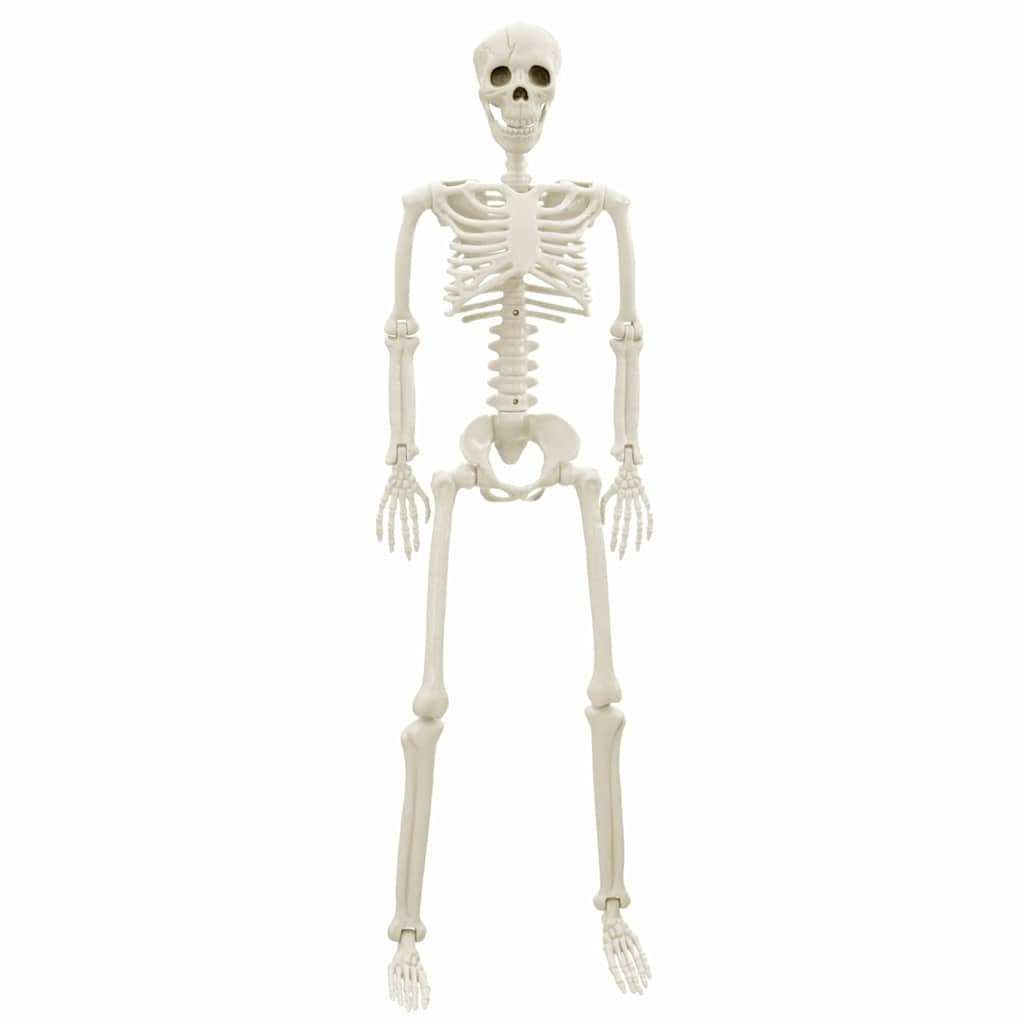 vidaXL Szkielet Halloweenowy 2 pcs Biały 85 cm PVC