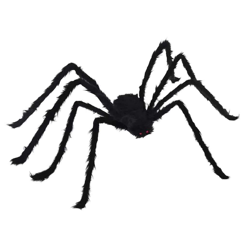 vidaXL Dekoracja Pająka na Halloween 3 pcs Czarny 150 cm