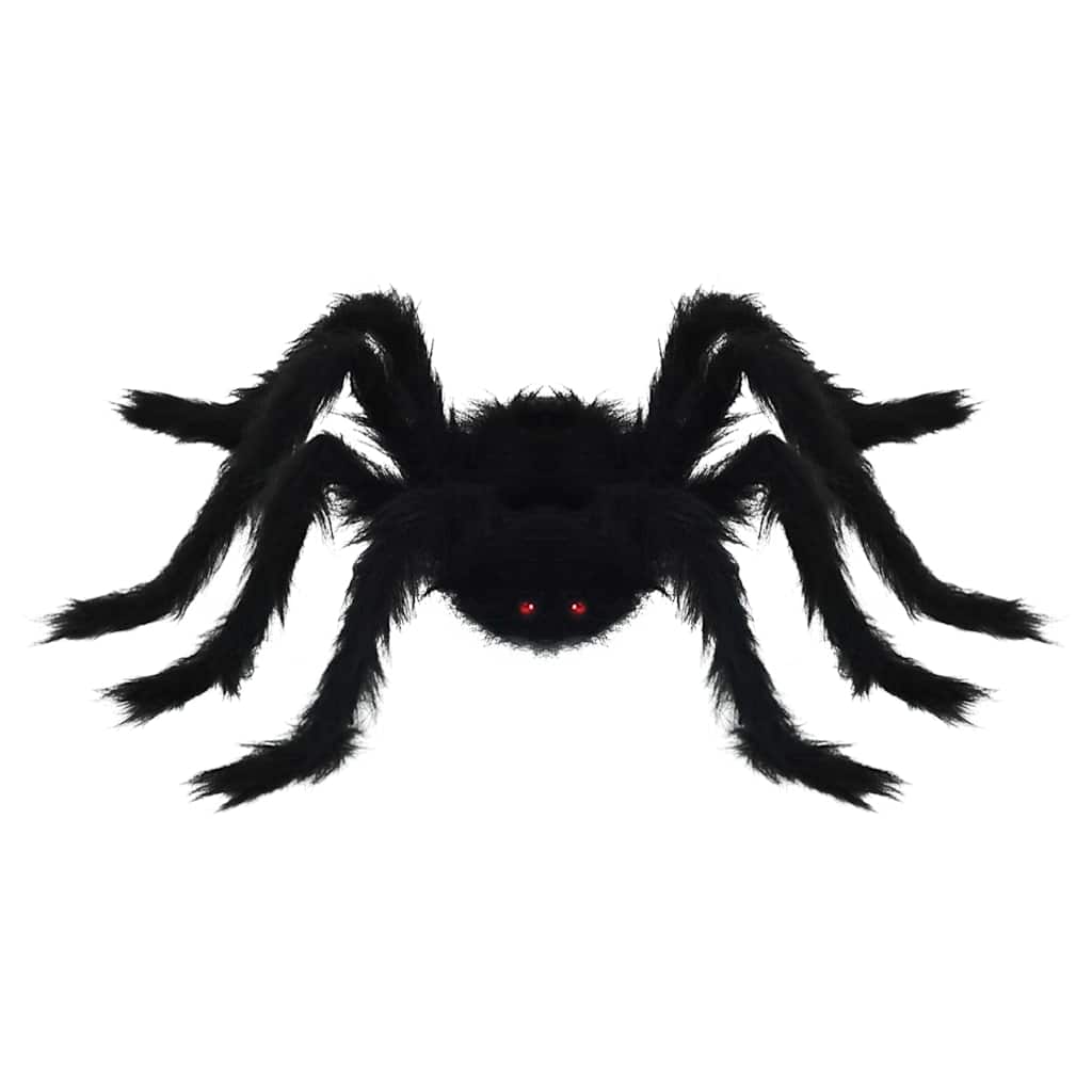 vidaXL Dekoracja Pająka na Halloween 6 pcs Czarny 75 cm
