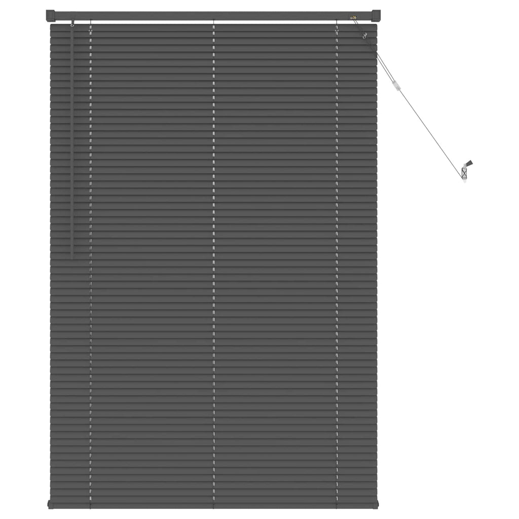vidaXL Żaluzja wenecka Srebrnoszary 150 x 100 cm 25 mm PVC