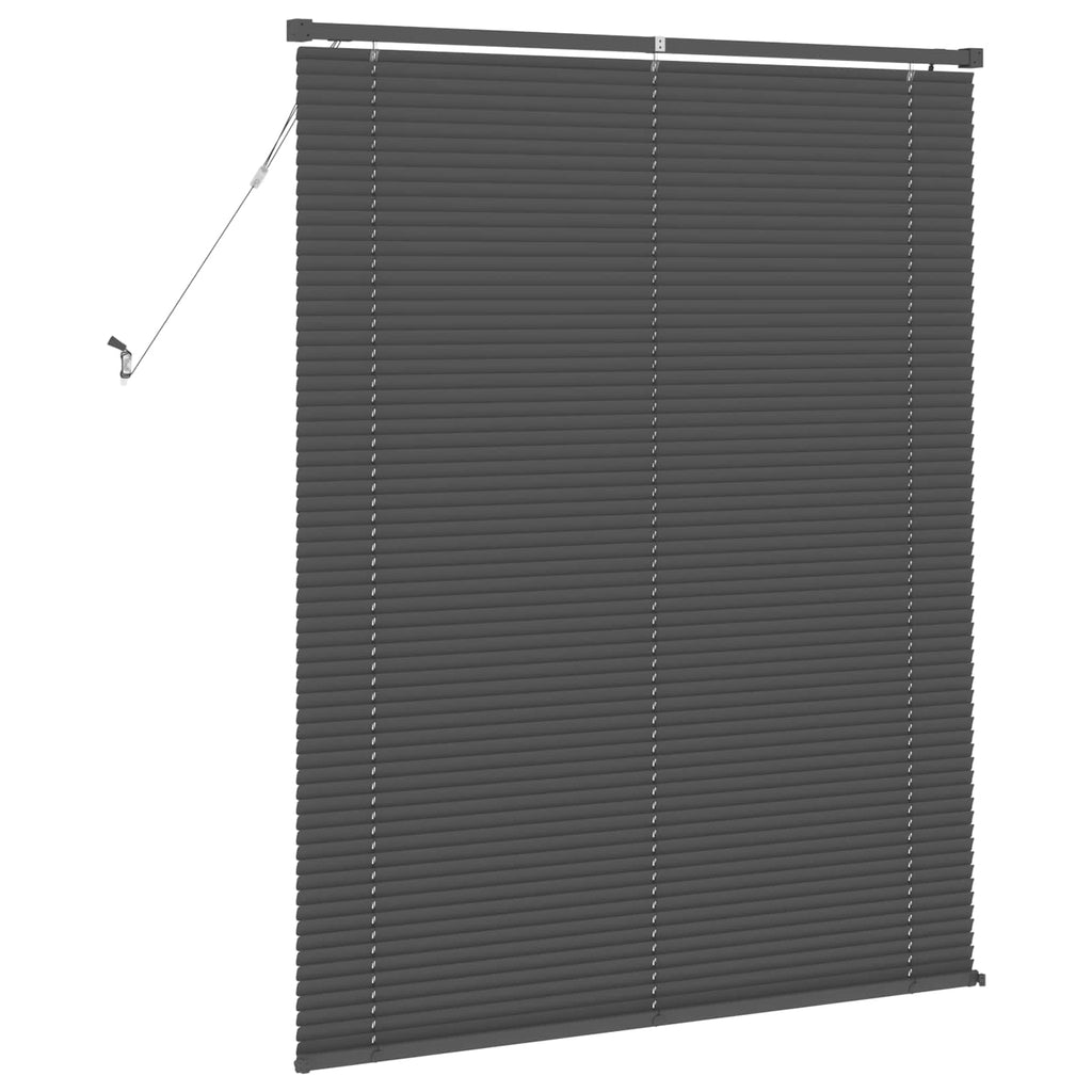 vidaXL Żaluzja wenecka Srebrnoszary 150 x 120 cm 25 mm PVC