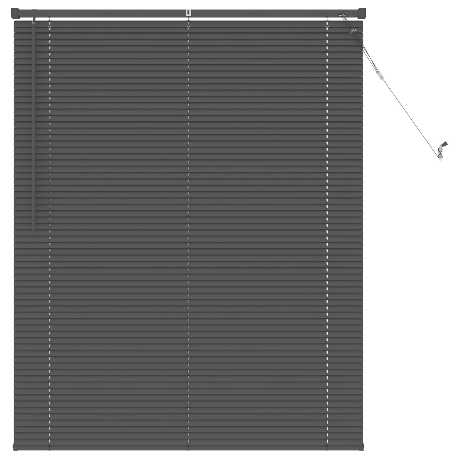 vidaXL Żaluzja wenecka Srebrnoszary 150 x 120 cm 25 mm PVC