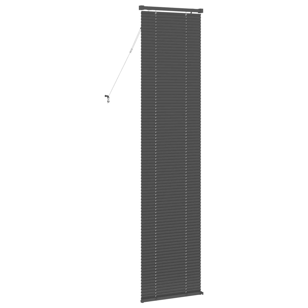 vidaXL Żaluzja wenecka Srebrnoszary 213 x 40 cm 25 mm PVC