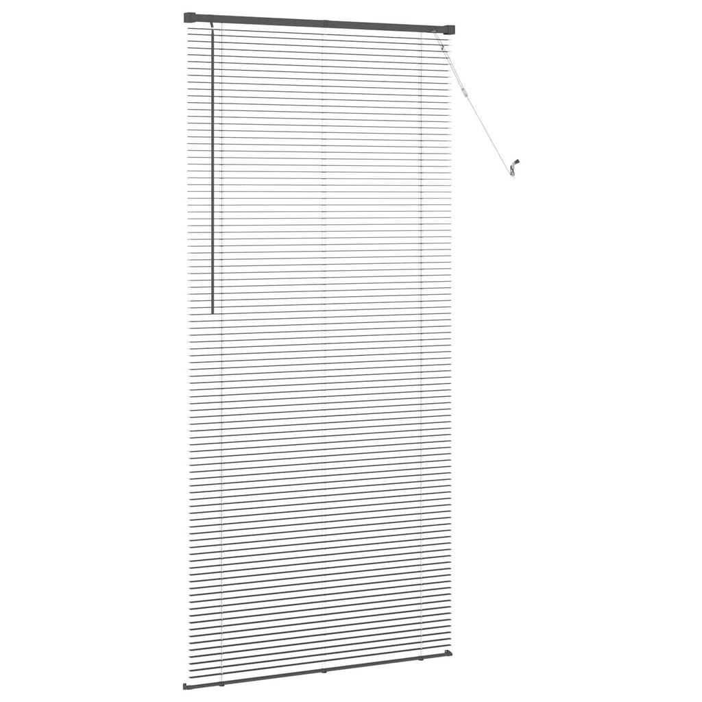 vidaXL Żaluzja wenecka Srebrnoszary 213 x 70 cm 25 mm PVC