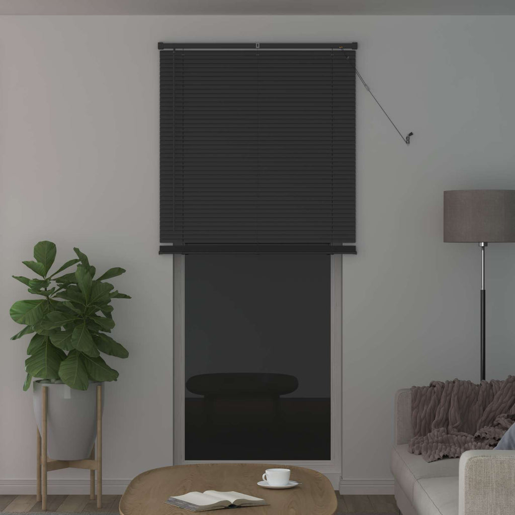vidaXL Żaluzja wenecka Srebrnoszary 213 x 100 cm 25 mm PVC