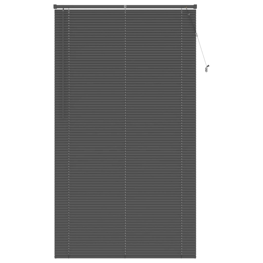 vidaXL Żaluzja wenecka Srebrnoszary 213 x 120 cm 25 mm PVC