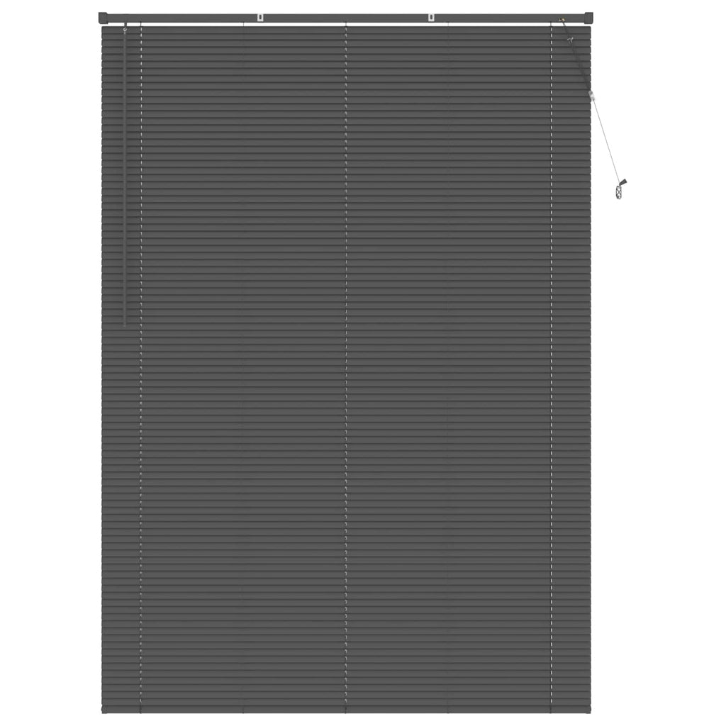 vidaXL Żaluzja wenecka Srebrnoszary 213 x 150 cm 25 mm PVC