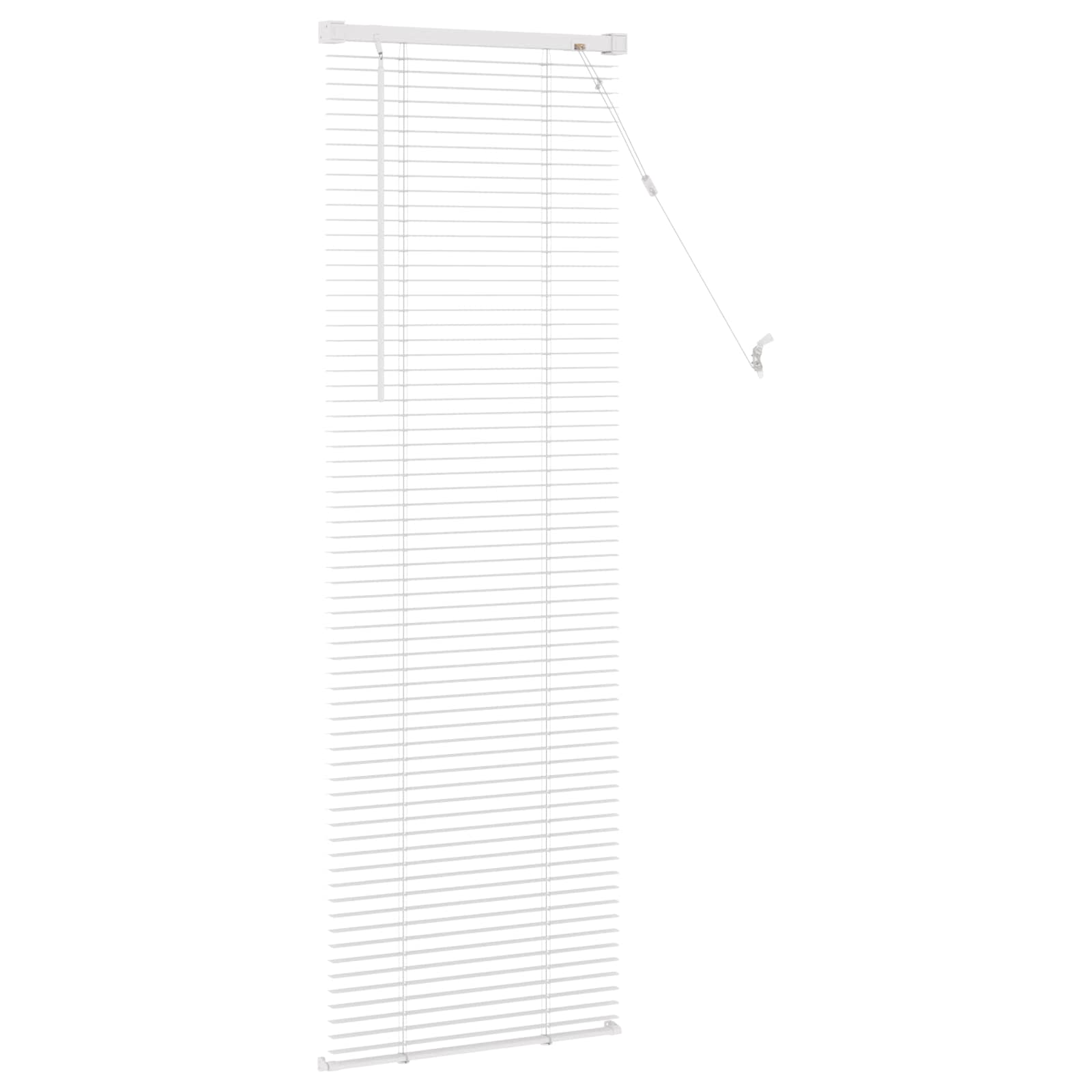 vidaXL Żaluzja wenecka Biały 150 x 50 cm 25 mm PVC