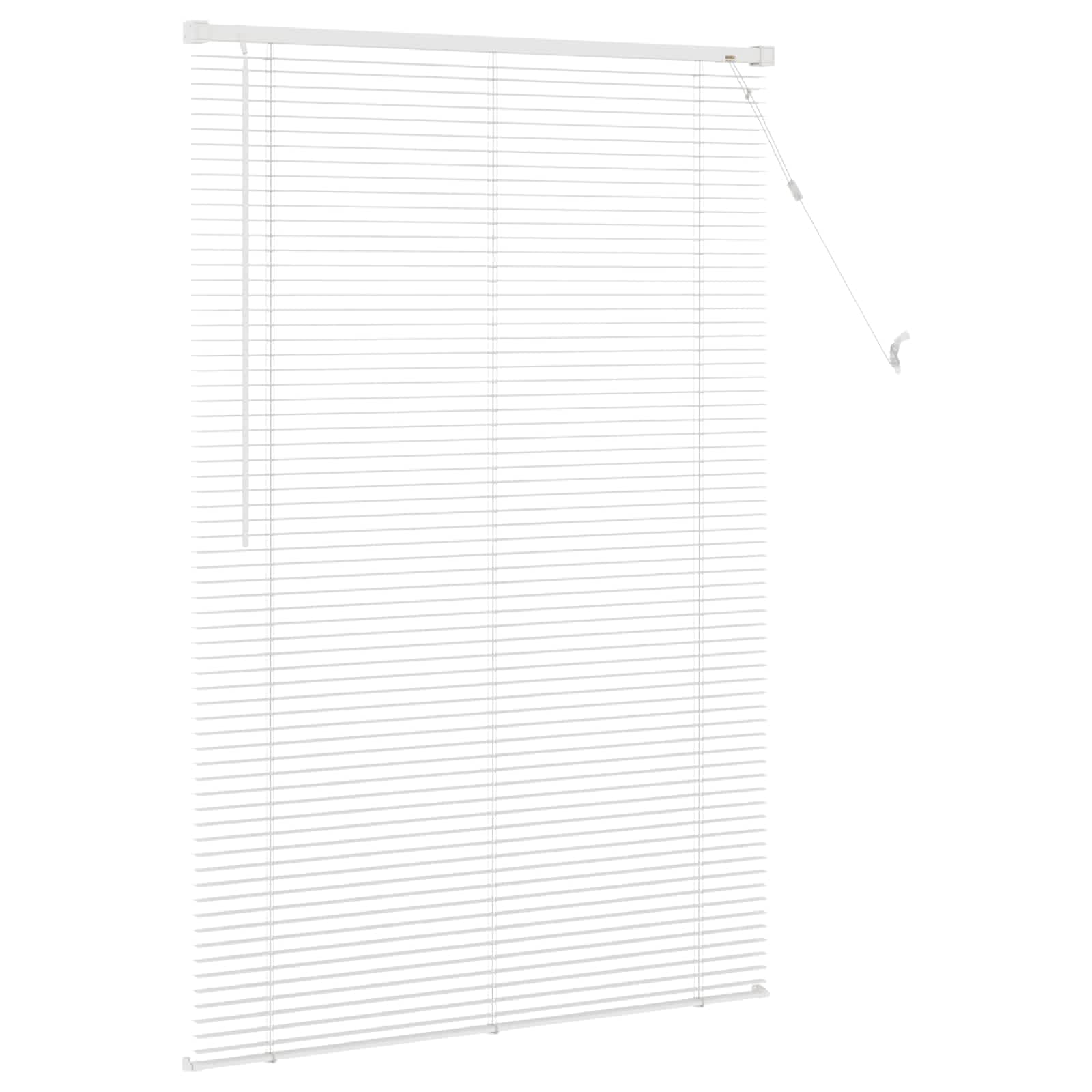 vidaXL Żaluzja wenecka Biały 150 x 100 cm 25 mm PVC