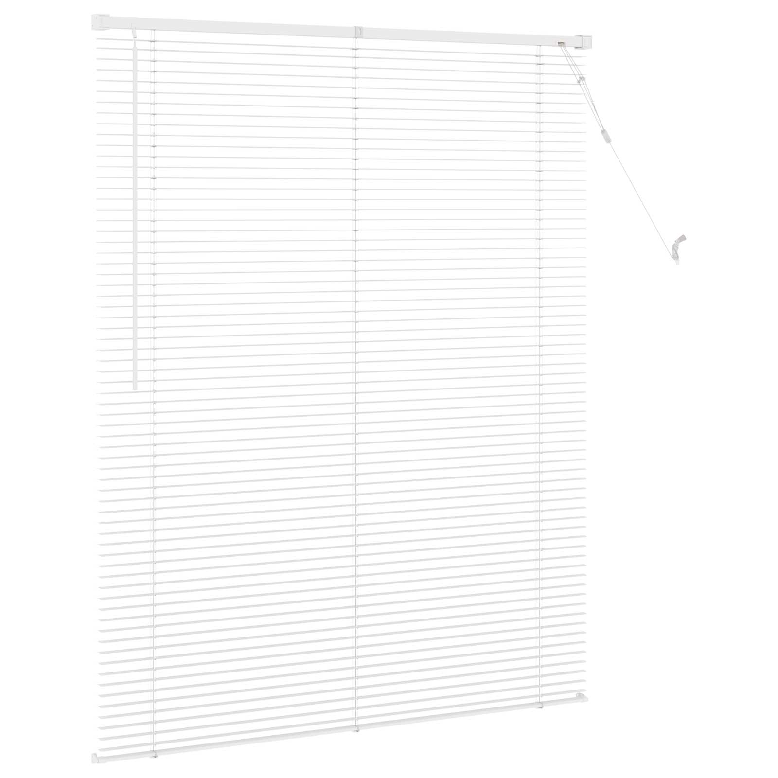 vidaXL Żaluzja wenecka Biały 150 x 110 cm 25 mm PVC