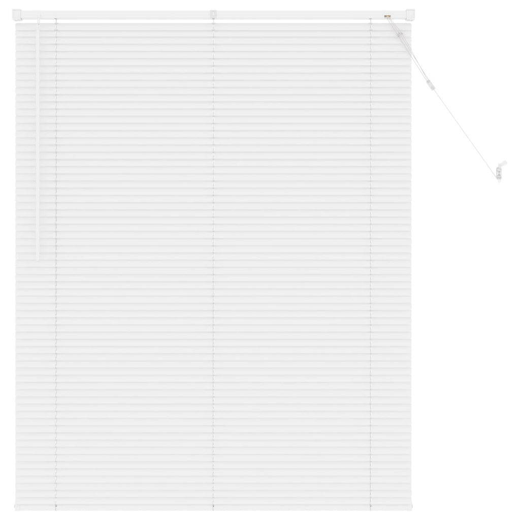 vidaXL Żaluzja wenecka Biały 150 x 110 cm 25 mm PVC