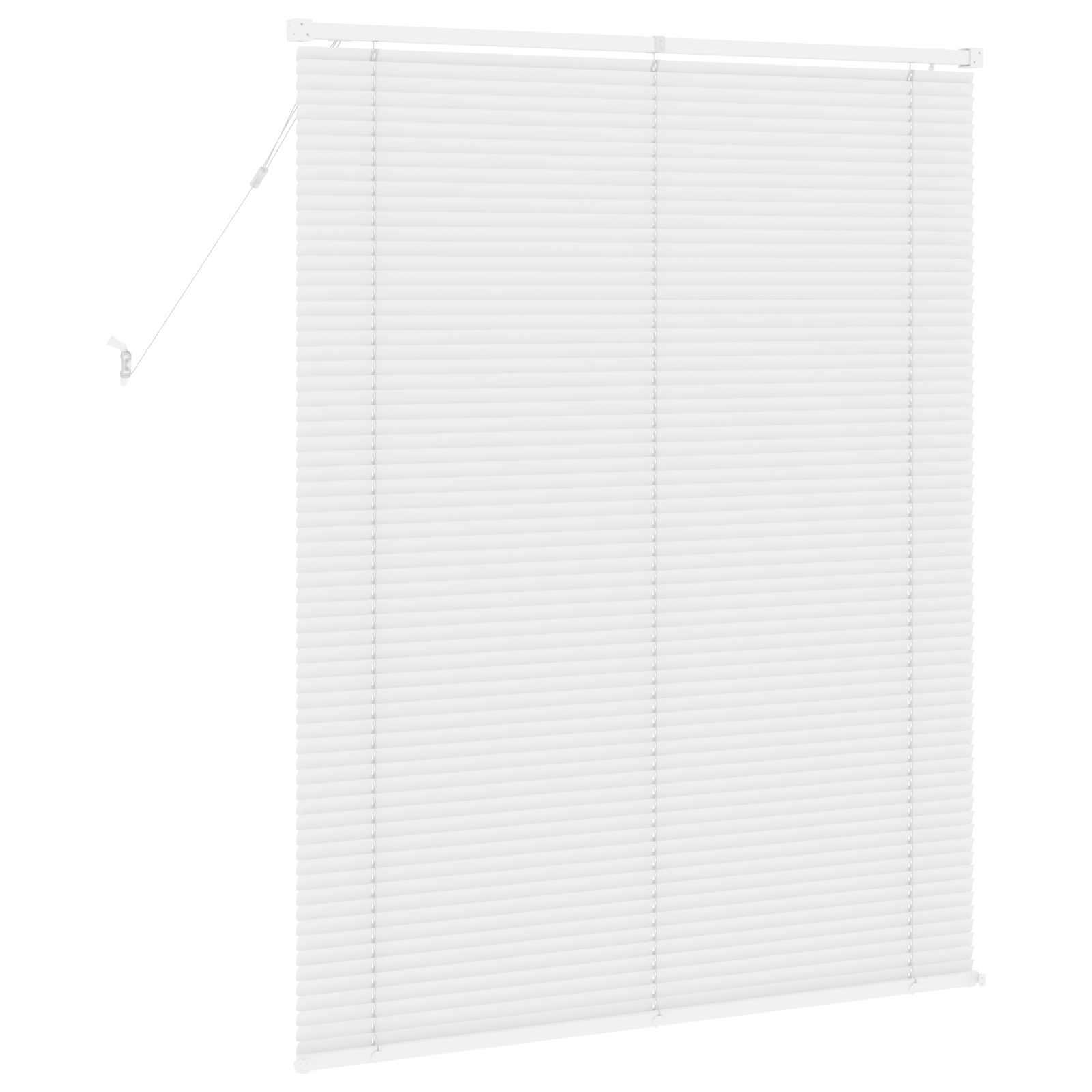 vidaXL Żaluzja wenecka Biały 150 x 120 cm 25 mm PVC