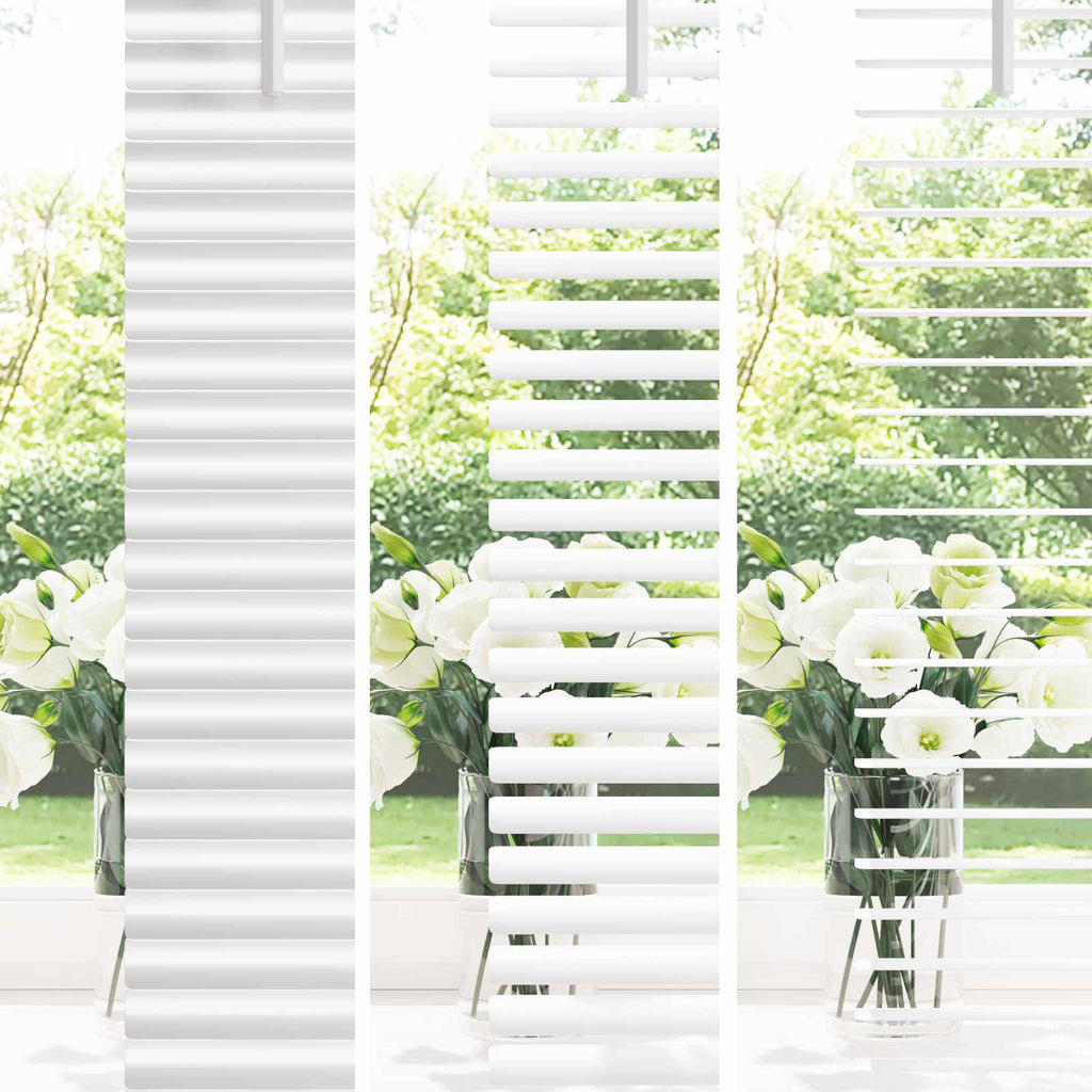 vidaXL Żaluzja wenecka Biały 150 x 150 cm 25 mm PVC