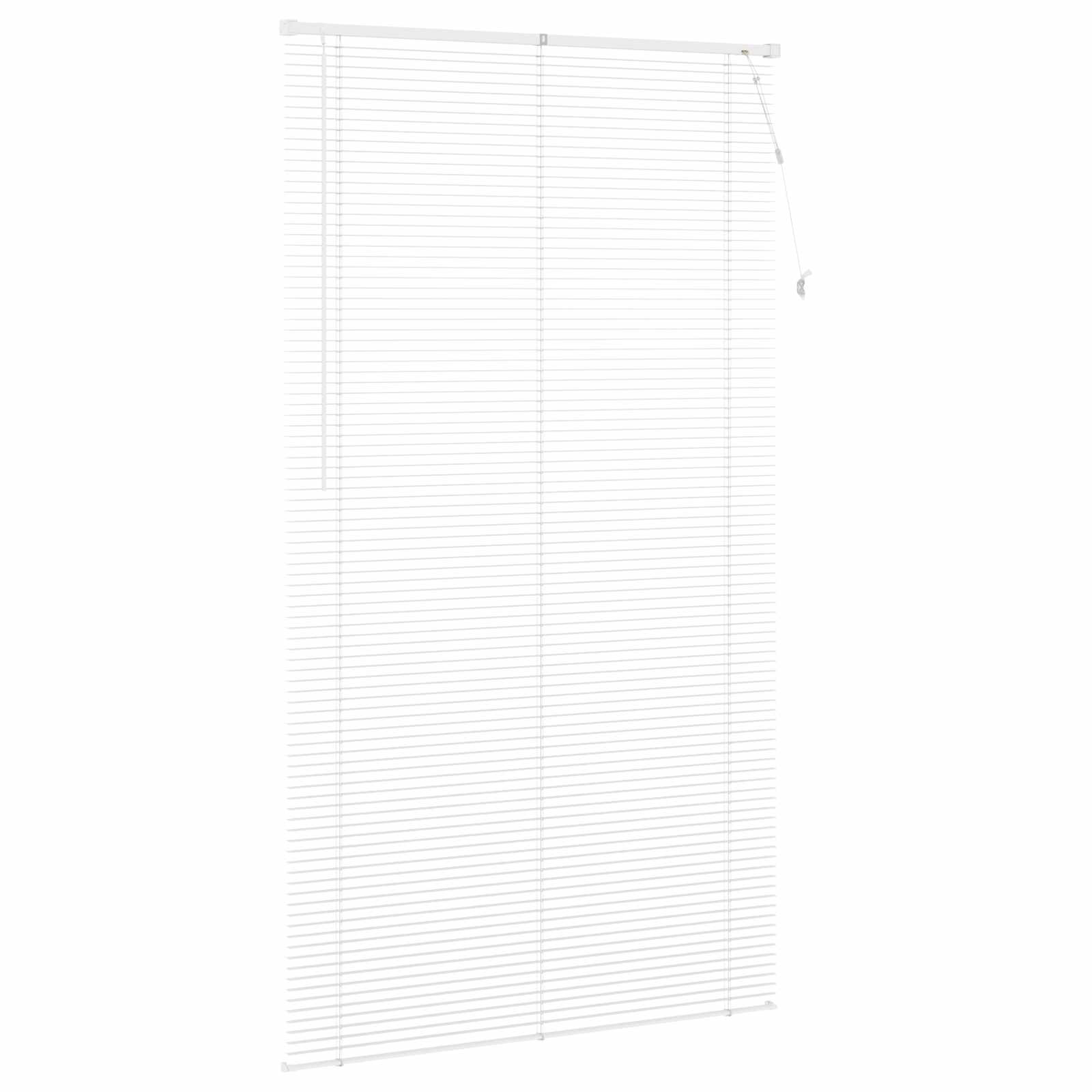 vidaXL Żaluzja wenecka Biały 213 x 110 cm 25 mm PVC