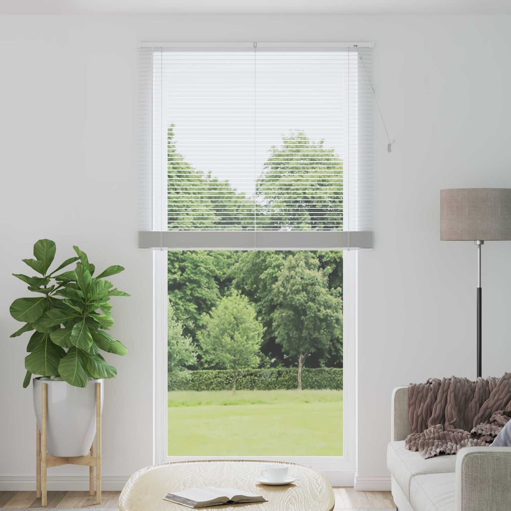 vidaXL Żaluzja wenecka Biały 213 x 120 cm 25 mm PVC
