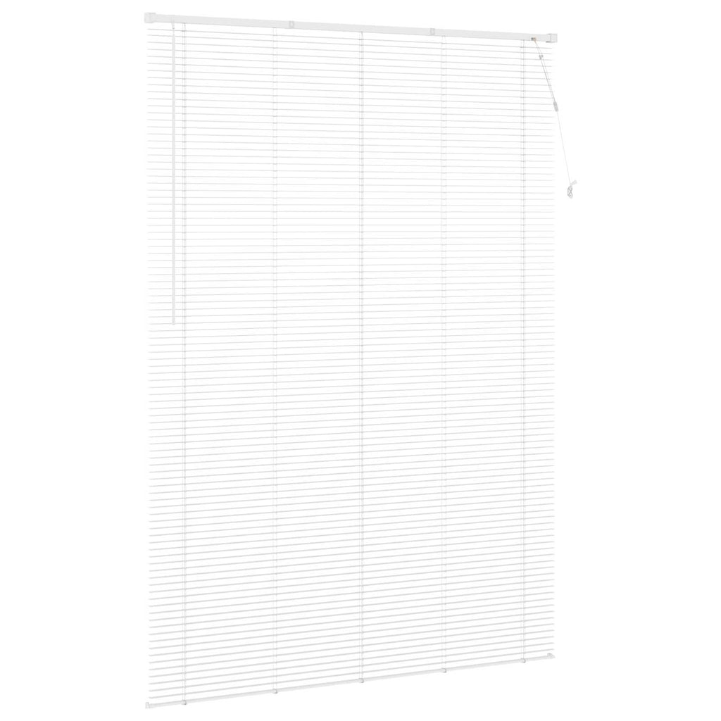 vidaXL Żaluzja wenecka Biały 213 x 130 cm 25 mm PVC