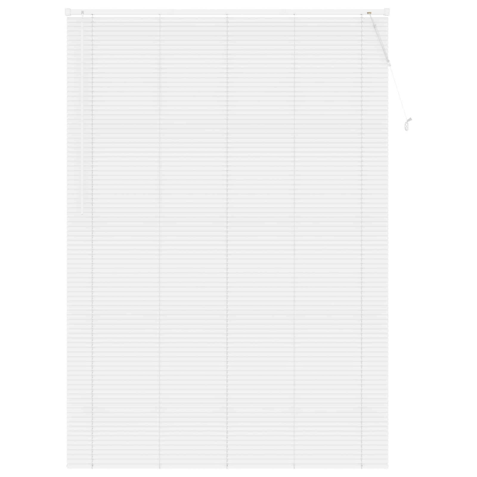 vidaXL Żaluzja wenecka Biały 213 x 140 cm 25 mm PVC