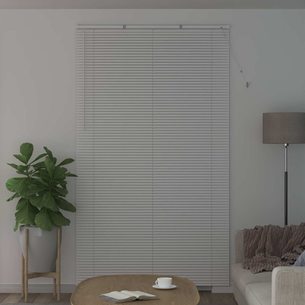 vidaXL Żaluzja wenecka Biały 213 x 150 cm 25 mm PVC