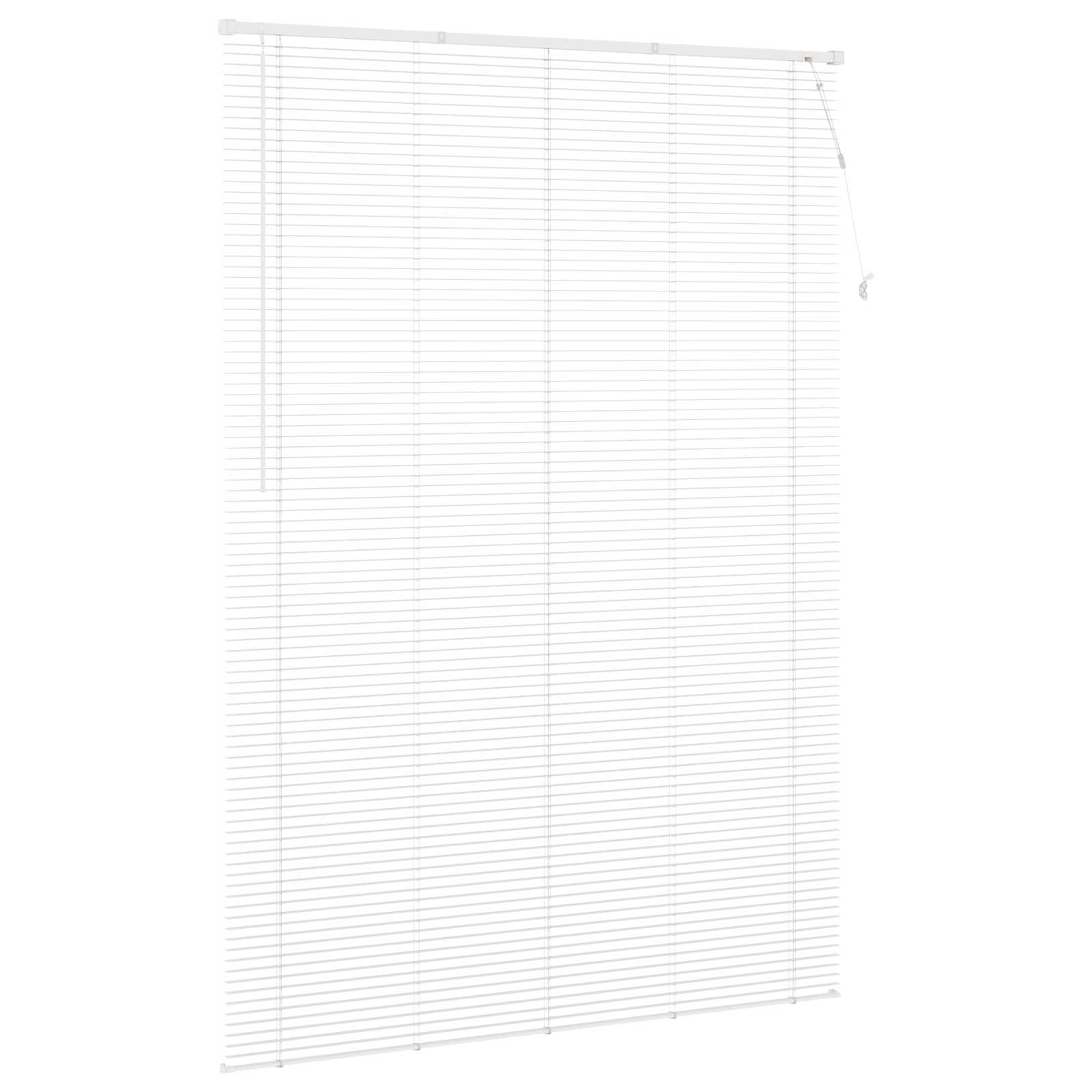 vidaXL Żaluzja wenecka Biały 213 x 150 cm 25 mm PVC
