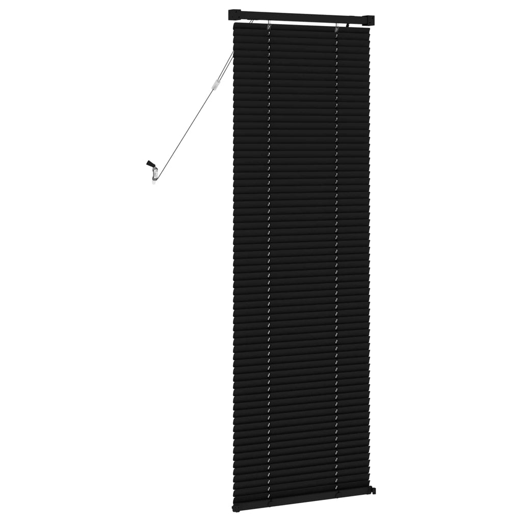 vidaXL Żaluzja wenecka Czarny 150 x 40 cm 25 mm PVC