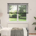 vidaXL Żaluzja wenecka Czarny 150 x 130 cm 25 mm PVC