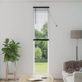 vidaXL Żaluzja wenecka Czarny 213 x 40 cm 25 mm PVC