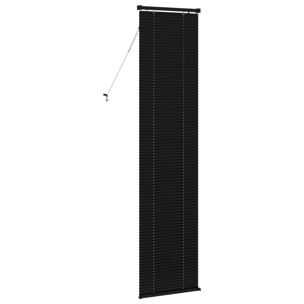 vidaXL Żaluzja wenecka Czarny 213 x 60 cm 25 mm PVC