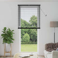 vidaXL Żaluzja wenecka Czarny 213 x 90 cm 25 mm PVC