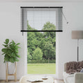 vidaXL Żaluzja wenecka Czarny 213 x 130 cm 25 mm PVC
