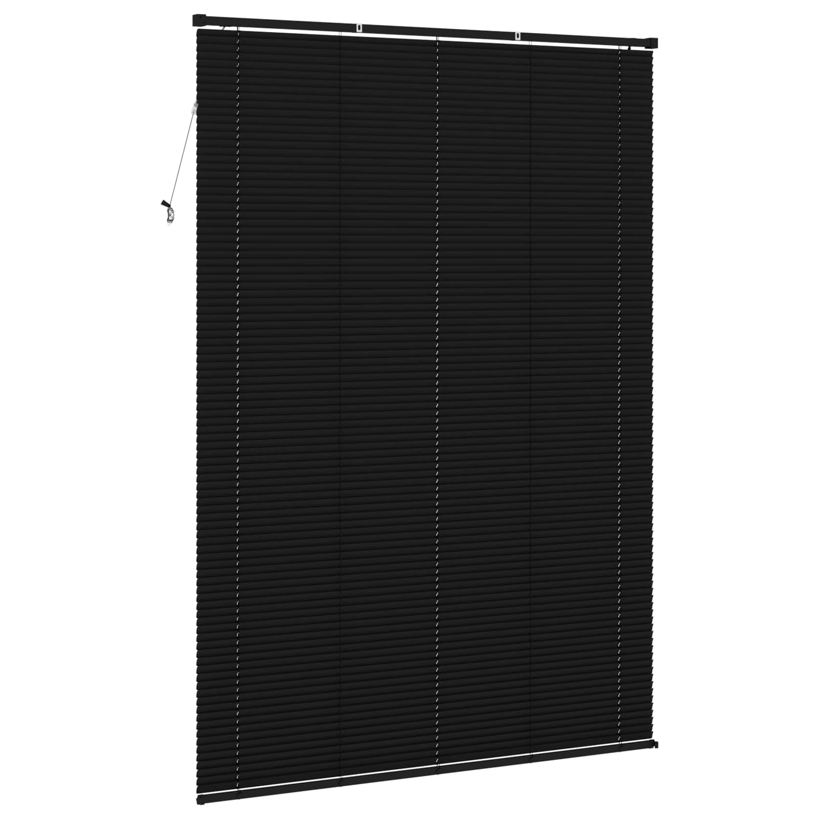 vidaXL Żaluzja wenecka Czarny 213 x 150 cm 25 mm PVC
