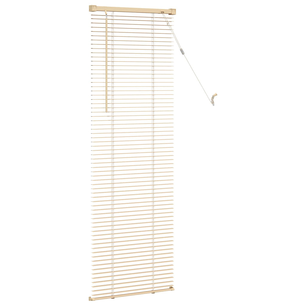 vidaXL Żaluzja wenecka Jasnobrązowy ze wzorem 150 x 60 cm 25 mm PVC