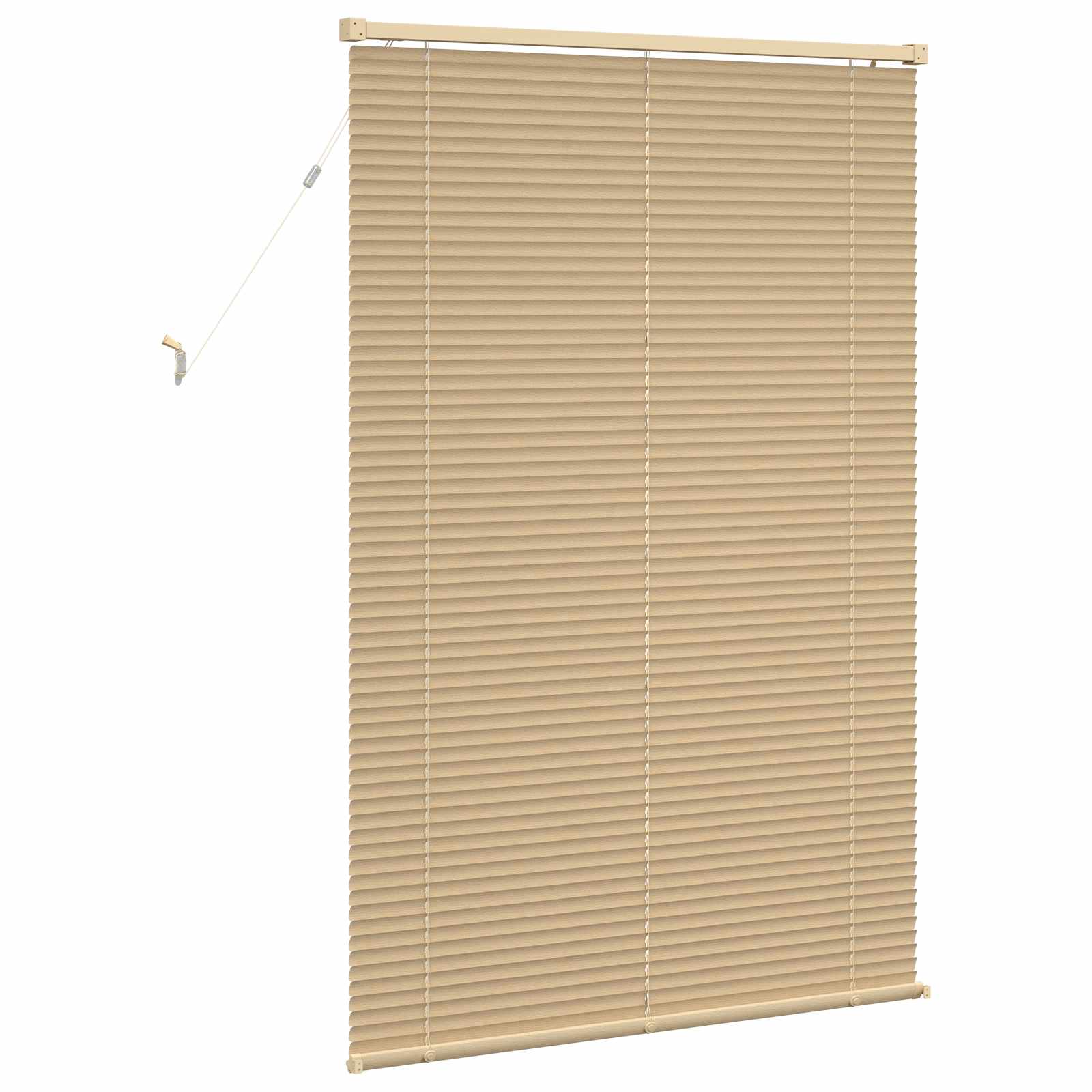 vidaXL Żaluzja wenecka Jasnobrązowy ze wzorem 150 x 70 cm 25 mm PVC