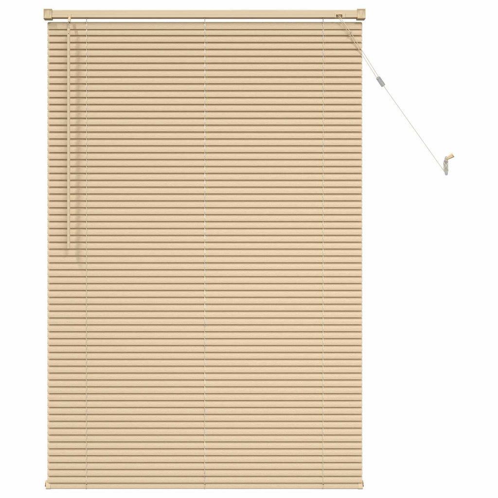 vidaXL Żaluzja wenecka Jasnobrązowy ze wzorem 150 x 100 cm 25 mm PVC