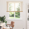 vidaXL Żaluzja wenecka Jasnobrązowy ze wzorem 150 x 110 cm 25 mm PVC