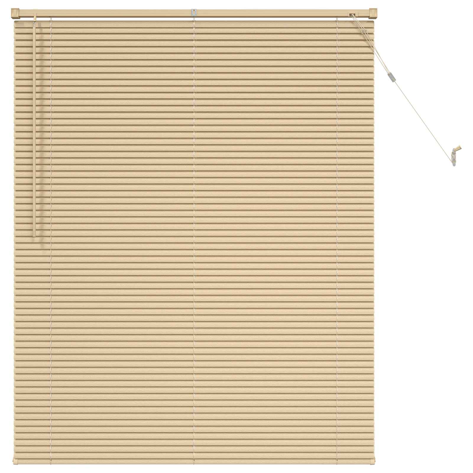 vidaXL Żaluzja wenecka Jasnobrązowy ze wzorem 150 x 120 cm 25 mm PVC