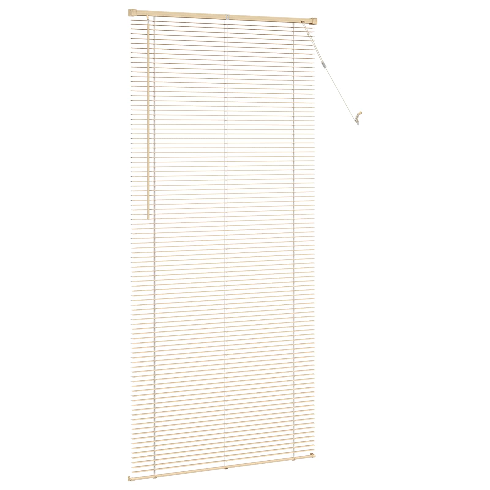 vidaXL Żaluzja wenecka Jasnobrązowy ze wzorem 213 x 70 cm 25 mm PVC