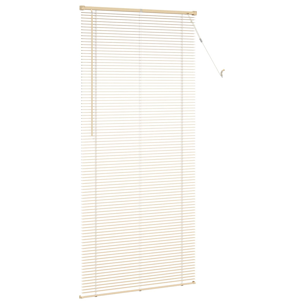 vidaXL Żaluzja wenecka Jasnobrązowy ze wzorem 213 x 80 cm 25 mm PVC