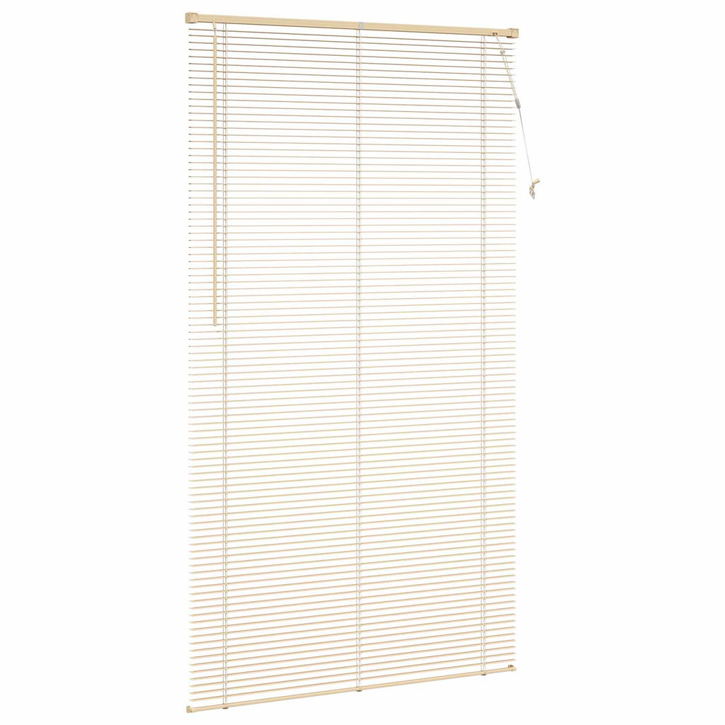 vidaXL Żaluzja wenecka Jasnobrązowy ze wzorem 213 x 120 cm 25 mm PVC
