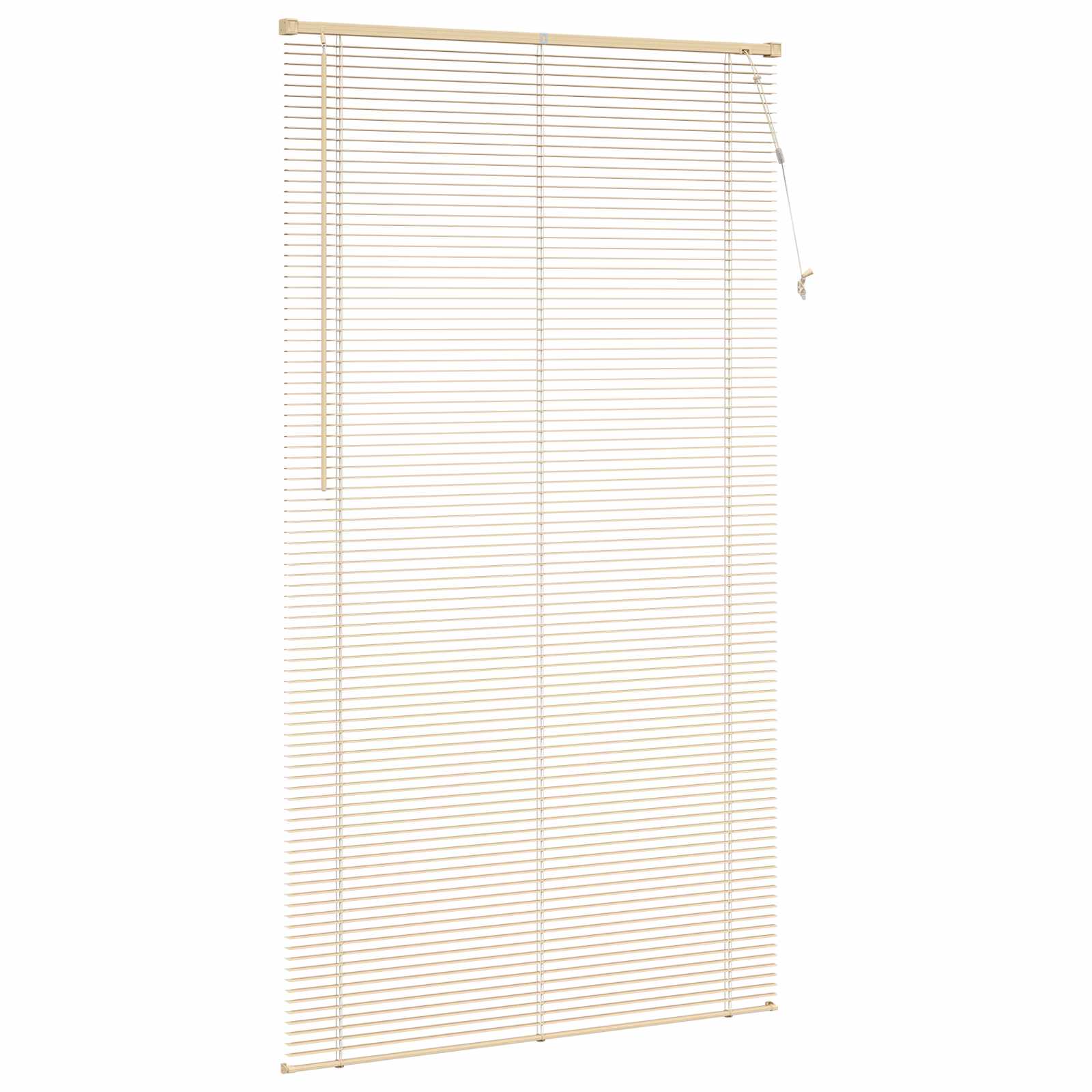 vidaXL Żaluzja wenecka Jasnobrązowy ze wzorem 213 x 120 cm 25 mm PVC