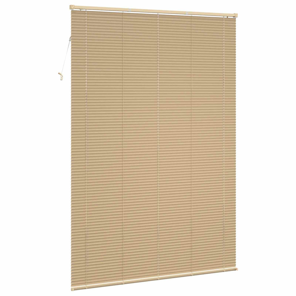 vidaXL Żaluzja wenecka Jasnobrązowy ze wzorem 213 x 150 cm 25 mm PVC