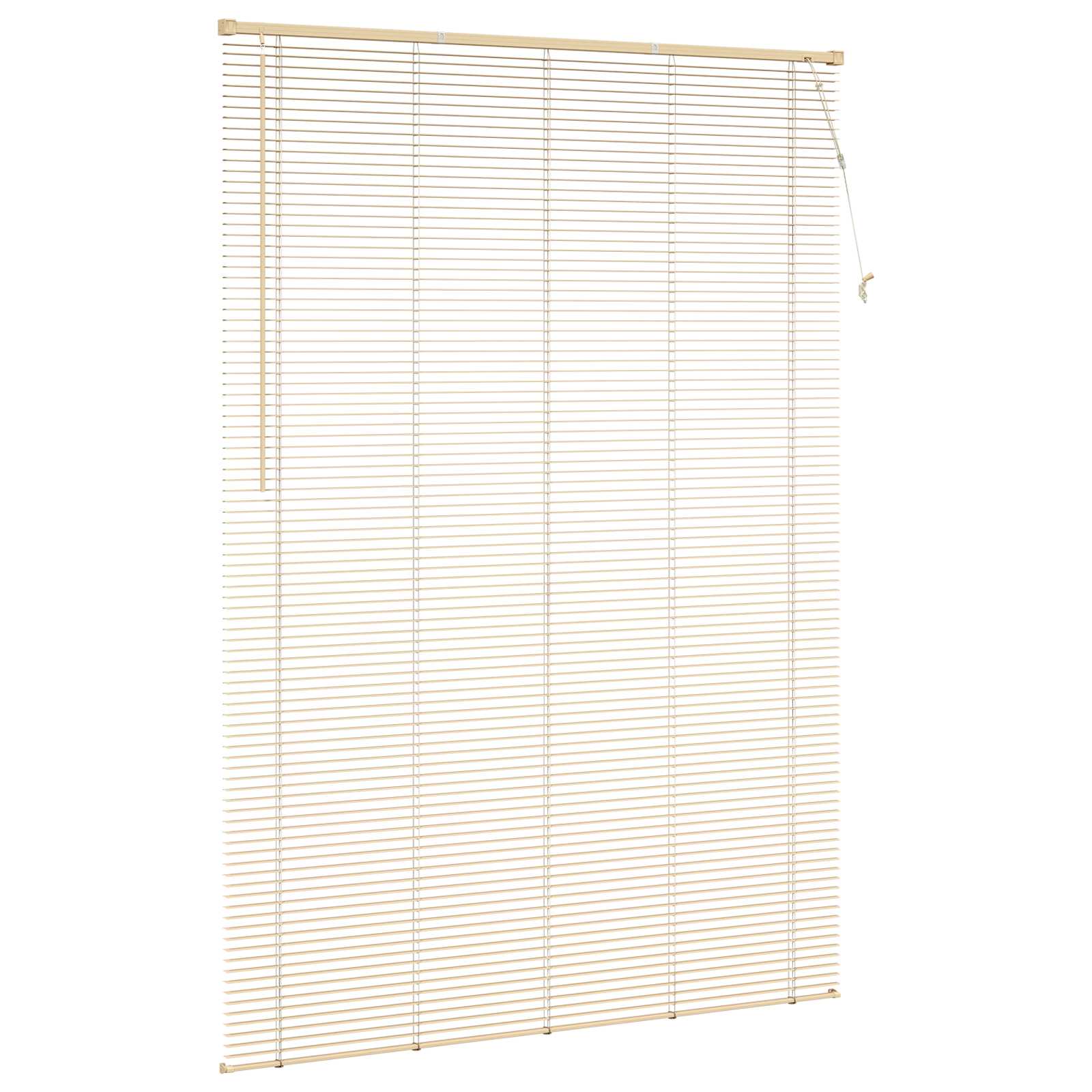 vidaXL Żaluzja wenecka Jasnobrązowy ze wzorem 213 x 160 cm 25 mm PVC