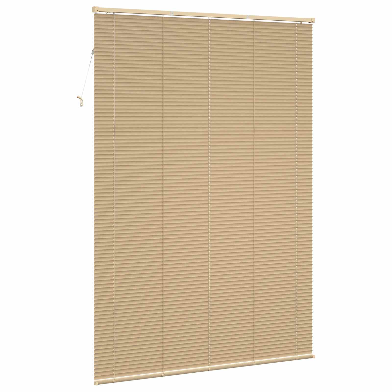 vidaXL Żaluzja wenecka Jasnobrązowy ze wzorem 213 x 160 cm 25 mm PVC