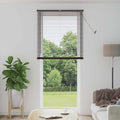 vidaXL Żaluzja wenecka Ciemnobrązowy ze wzorem 213 x 80 cm 25 mm PVC