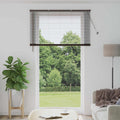 vidaXL Żaluzja wenecka Ciemnobrązowy ze wzorem 213 x 150 cm 25 mm PVC
