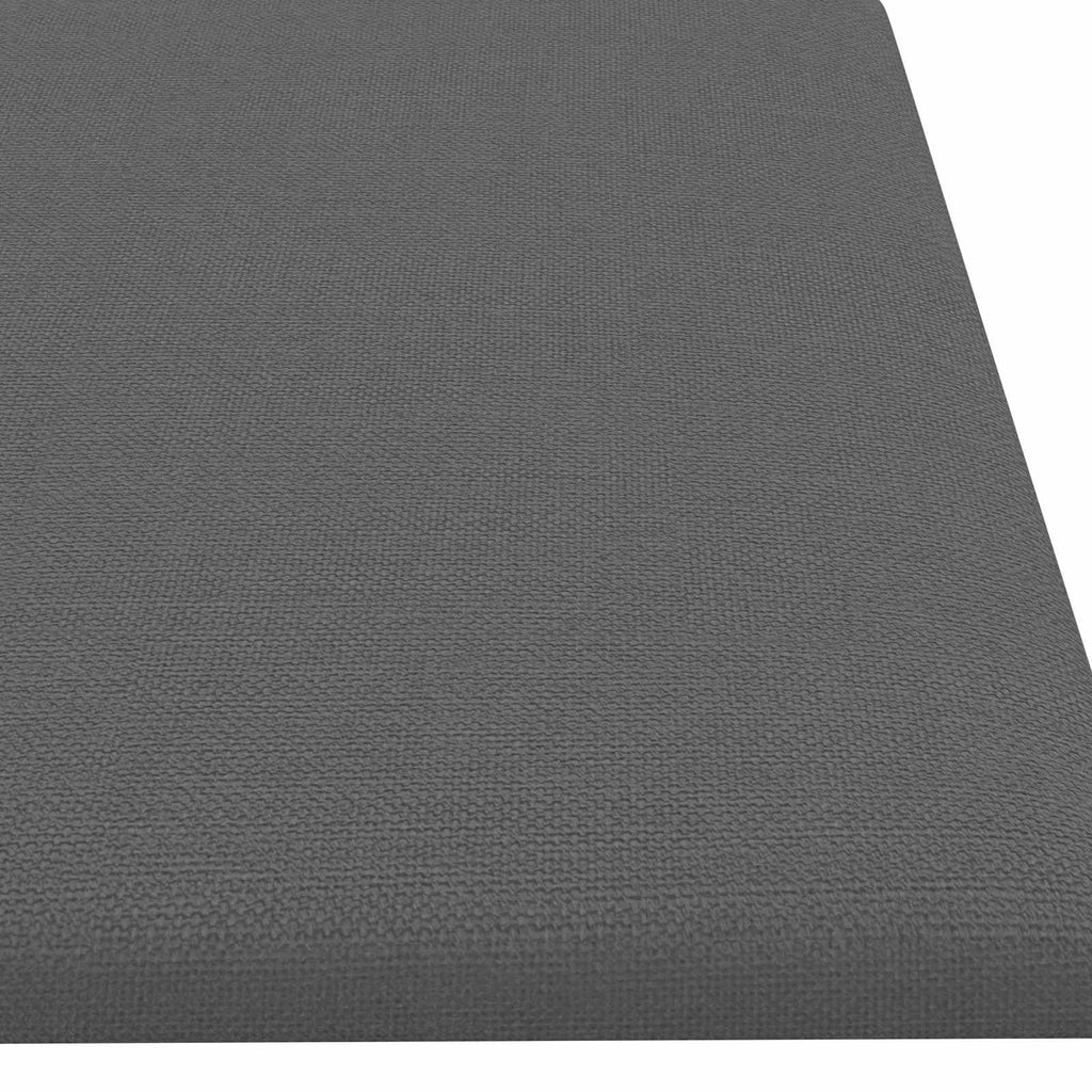 vidaXL Wejściowy zagłówek 12 pcs 60 x 15 cm Jasnoszary tkanina